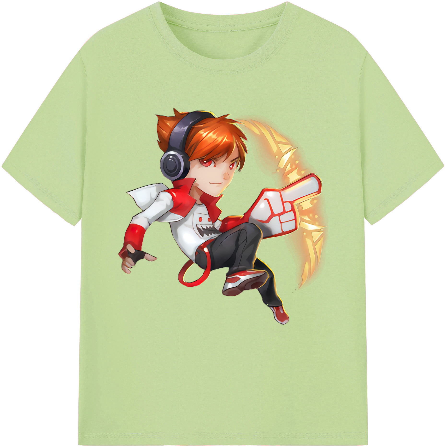 リーグ・オブ・レジェンド League of Legends LOL 綿100％半袖Tシャツ（フロントプリント）